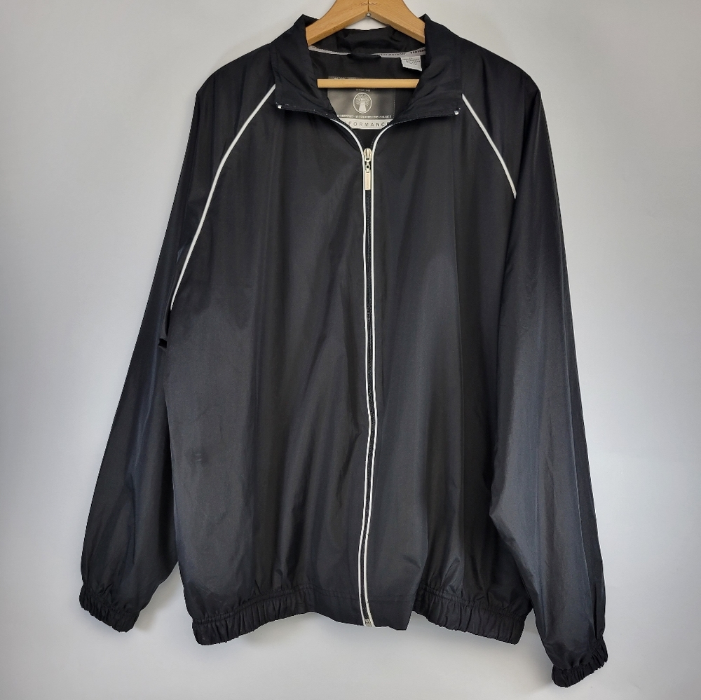 Black Windbreaker Jacket
